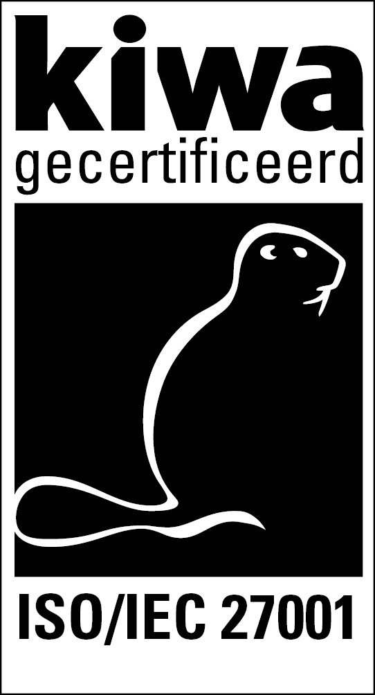 Kiwa gecertificeerd ISO/IEC 27001